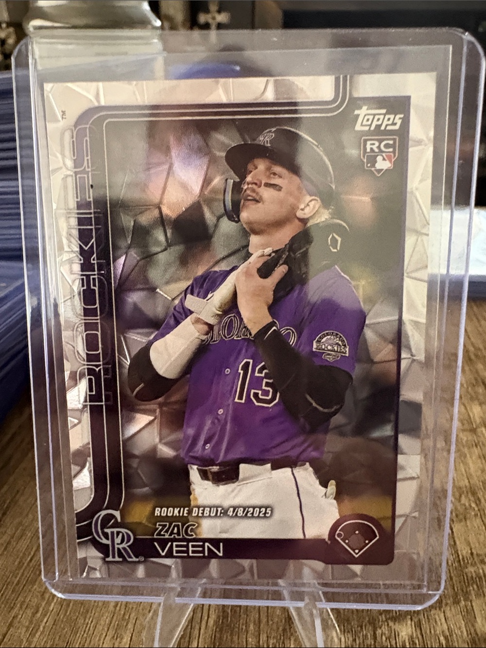 Topps Zac Veen Rookie Card - Ice Refractor